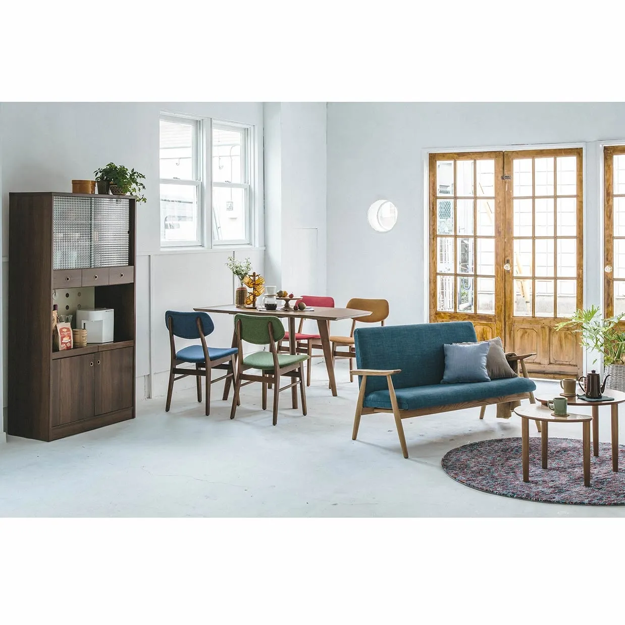 ソファMKXGYJ01 2人掛けブルー - 5