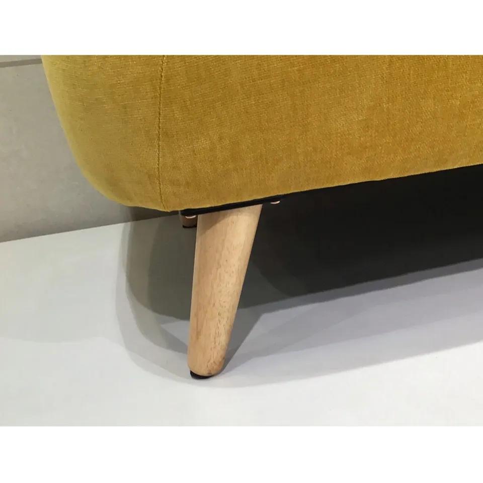 ソファALEXIA 3人掛けNEWイエロー - 6