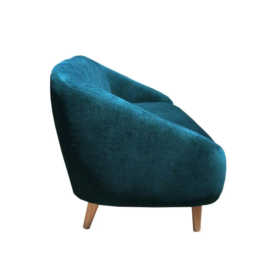 ソファALEXIA 2人掛けピーコックグリーン - 4