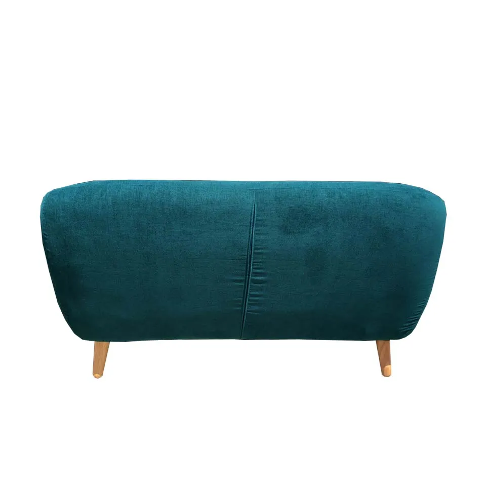 ソファALEXIA 2人掛けピーコックグリーン - 5