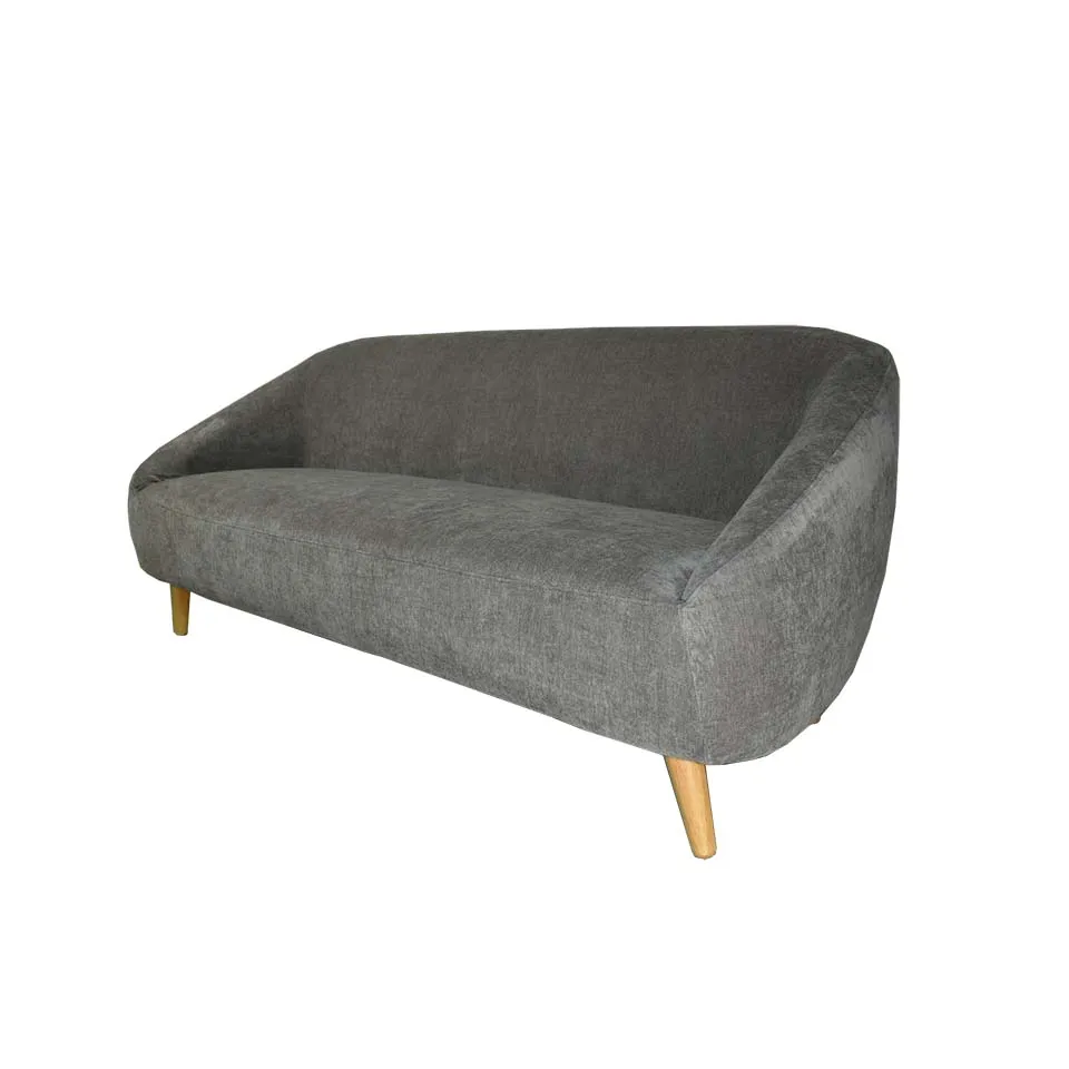 ソファALEXIA 3人掛けNEWグレー - 2