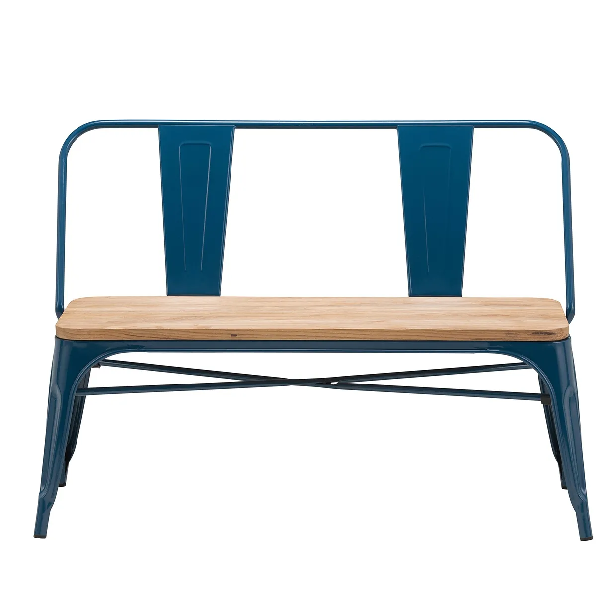 ベンチTS3534-105Mブルー/ナチュラル - 2