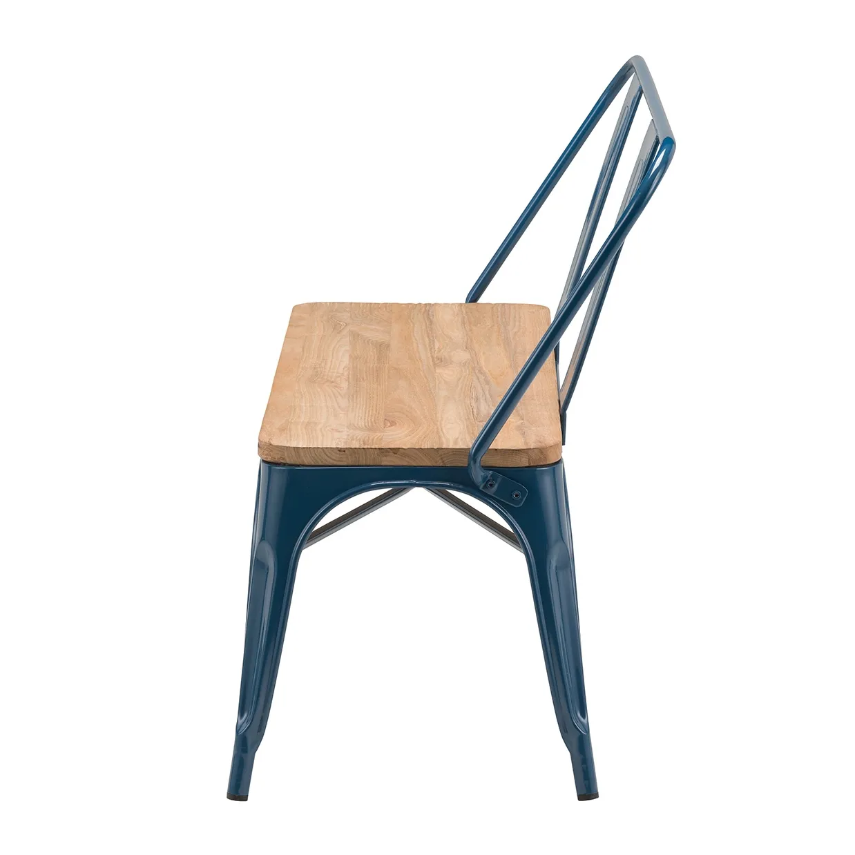 ベンチTS3534-105Mブルー/ナチュラル - 3