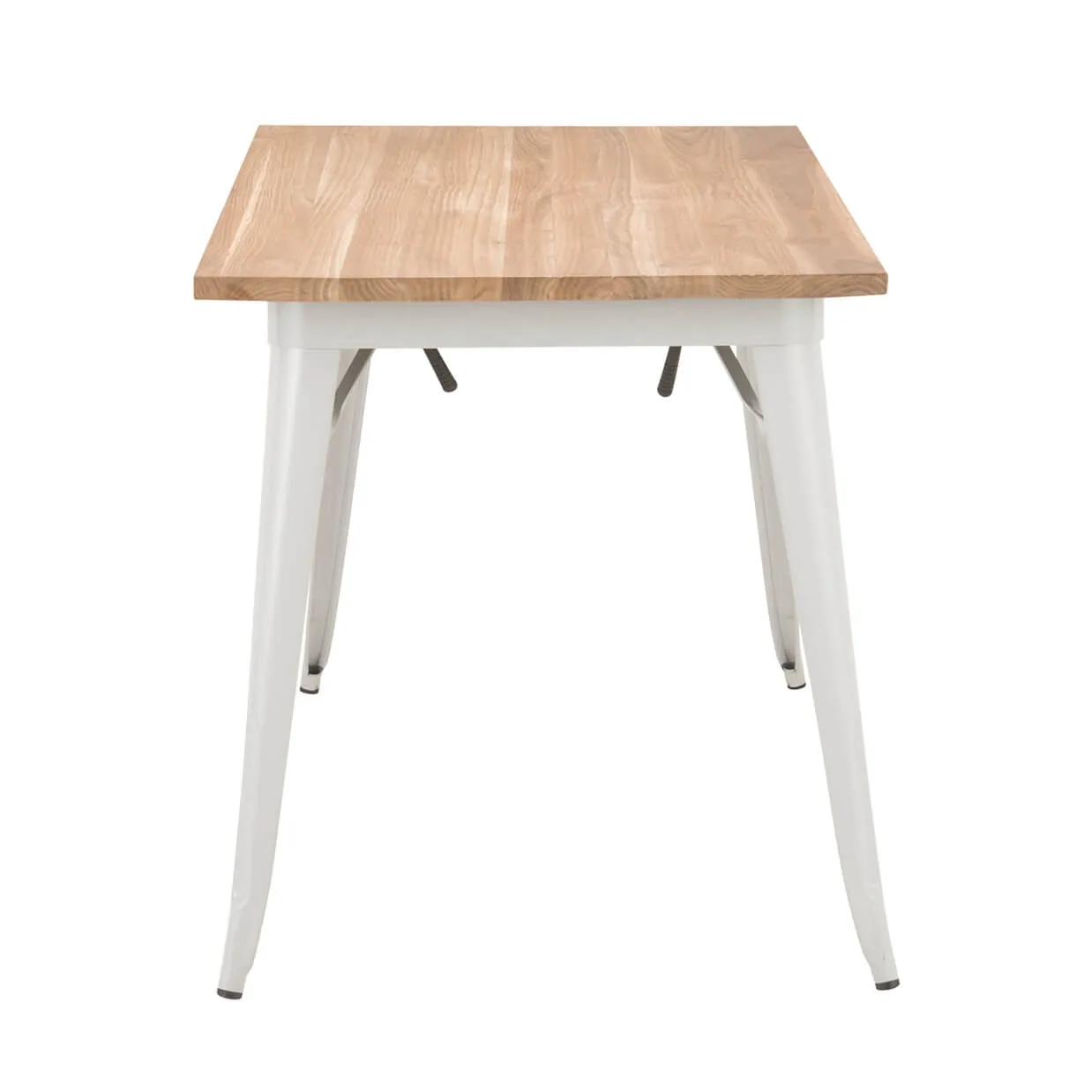 テーブルTC140-70Mグレー/ナチュラル - 3