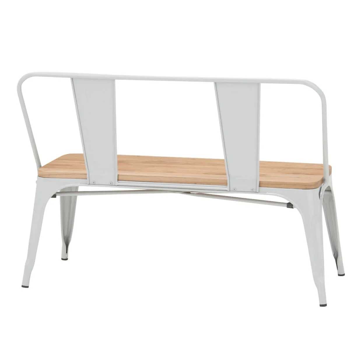 ベンチTS3534-105Mグレー/ナチュラル - 4