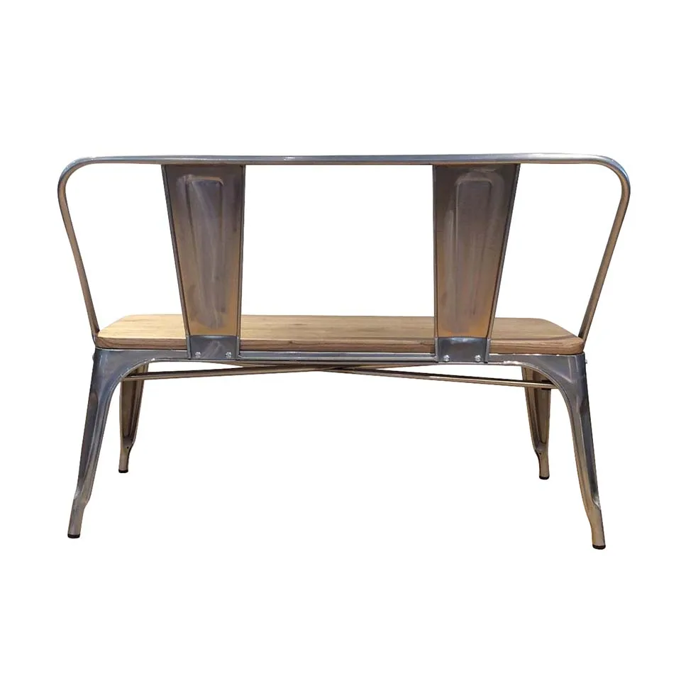 ベンチTS3534-105Mガルバナイズド/ナチュラル - 4