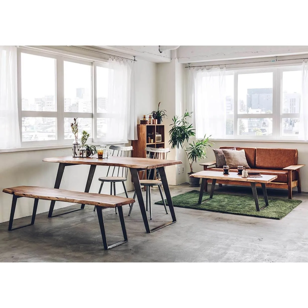 チェアG5041TMガルバナイズド/ナチュラル - 6