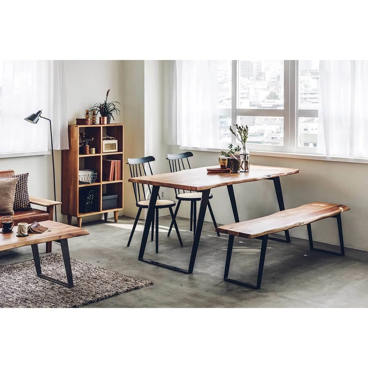 チェアG5041TMブラック/ナチュラル - 5