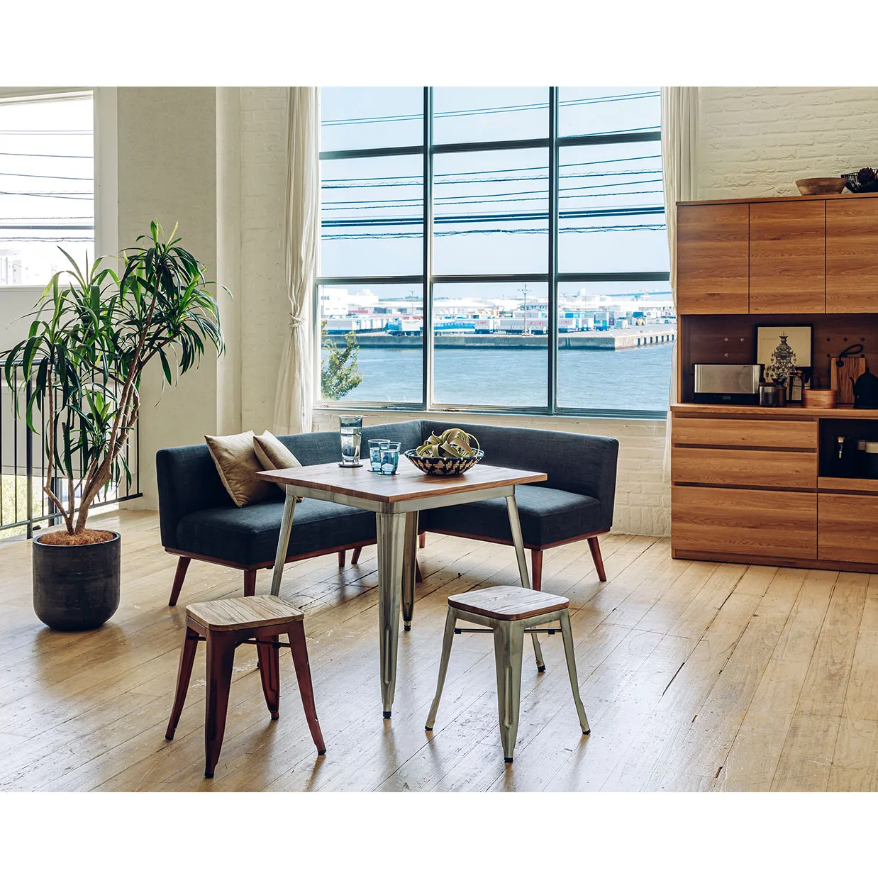 テーブルTC-80MZDガルバナイズド/ナチュラル - 3