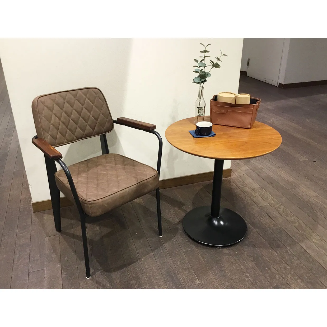 チェア527Fダークブラウン - 8