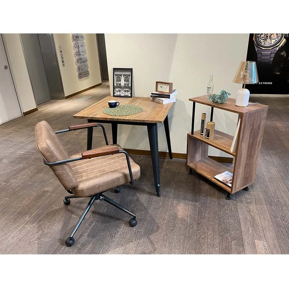 オフィスチェア90-529G OFダークブラウン - 7