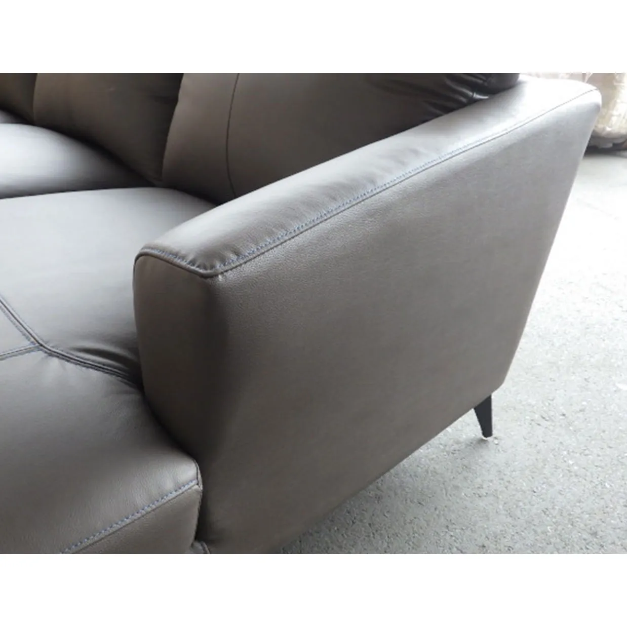 カウチソファ【本革】ZM775ダークブラ... - 6