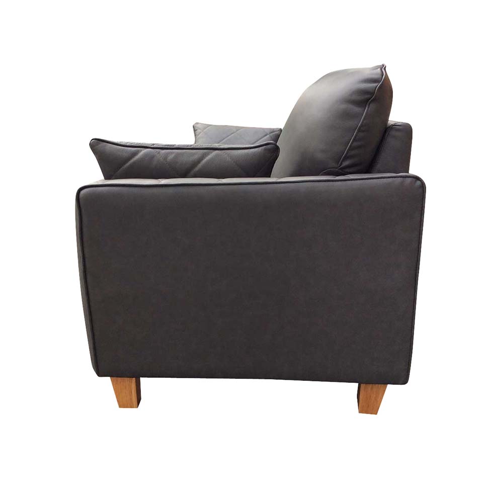 ソファ【本革】S8047ダークグレー - 4