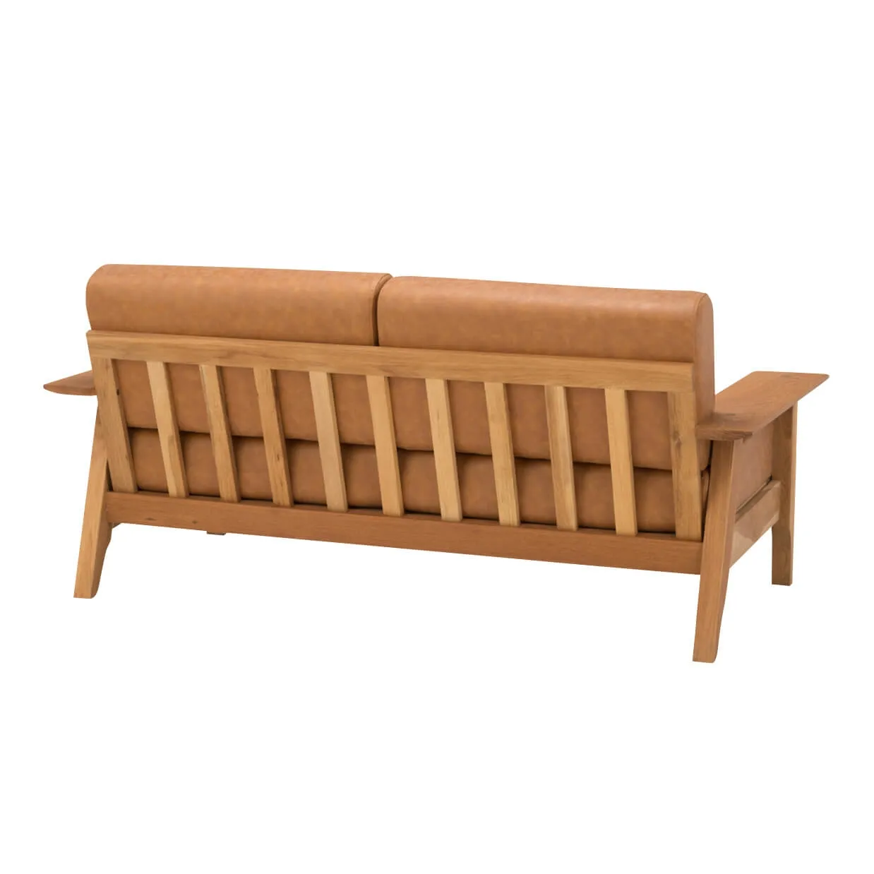 ソファ1610 2人掛けライトブラウン - 4