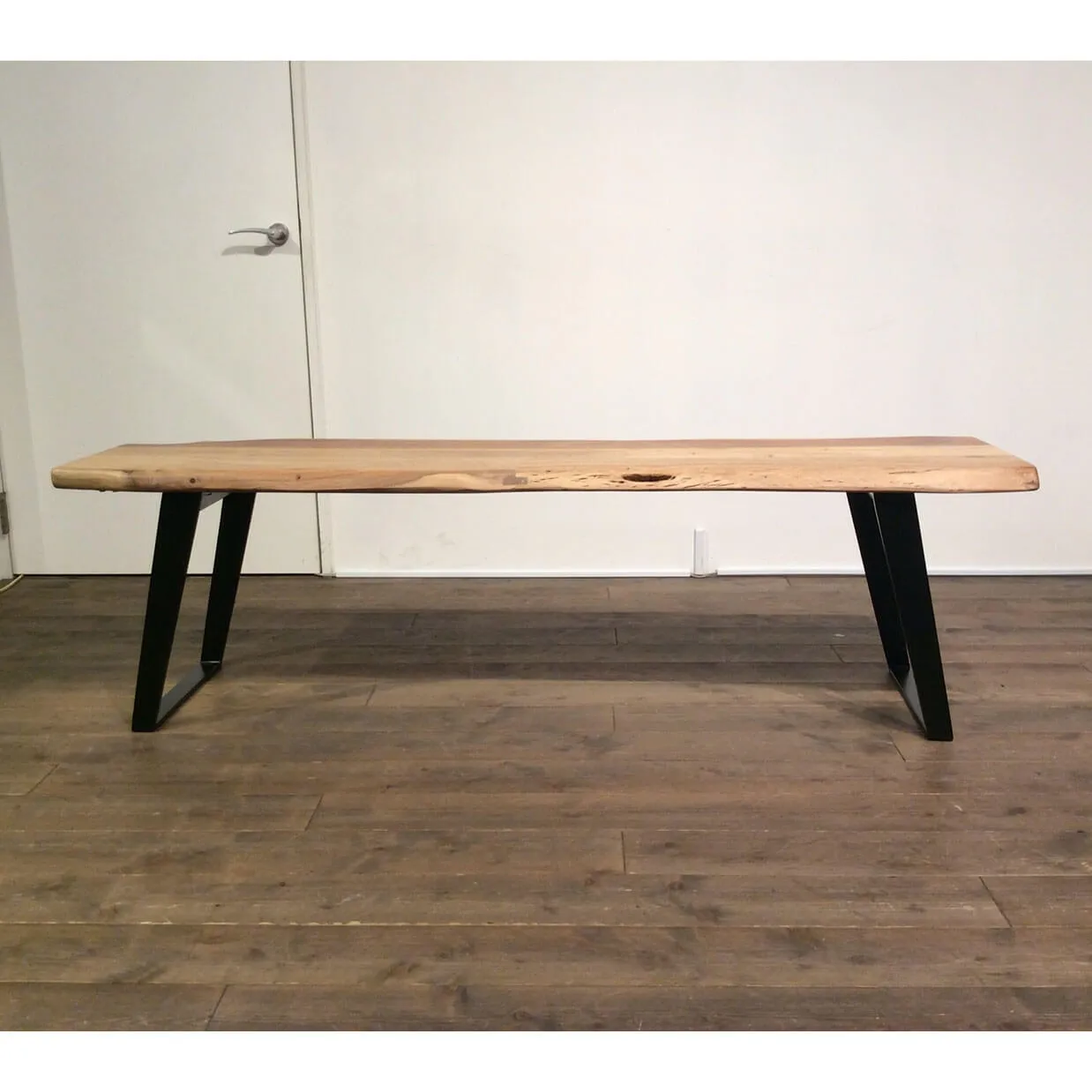 ベンチSBL-09ナチュラル/ブラック - 2