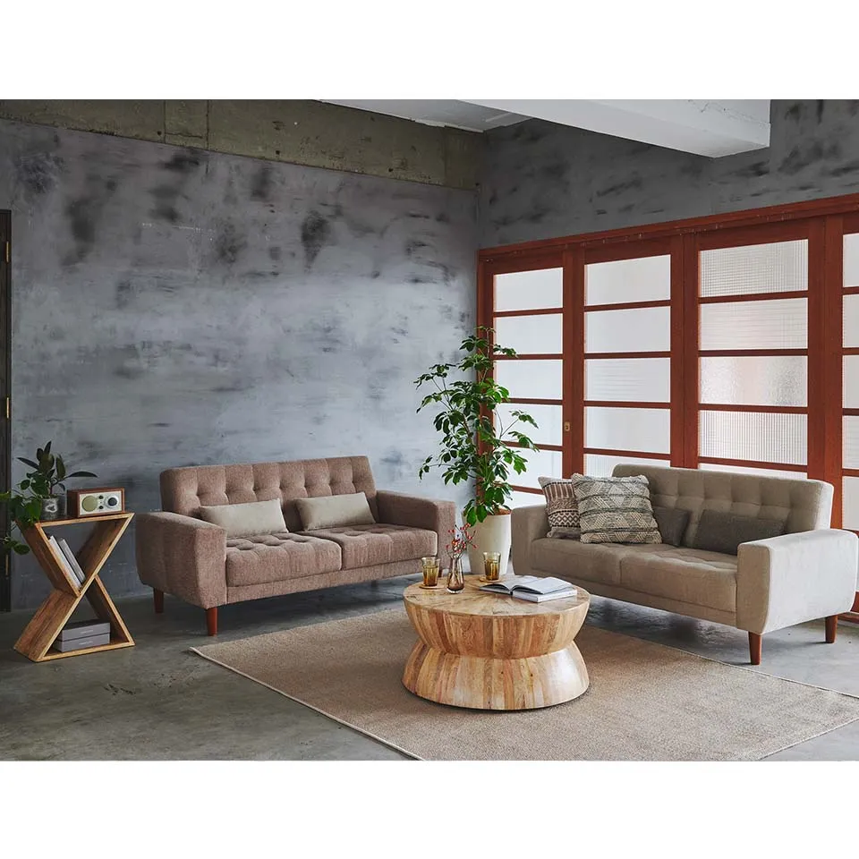 ソファHY7314 2人掛けライトブラウン - 8