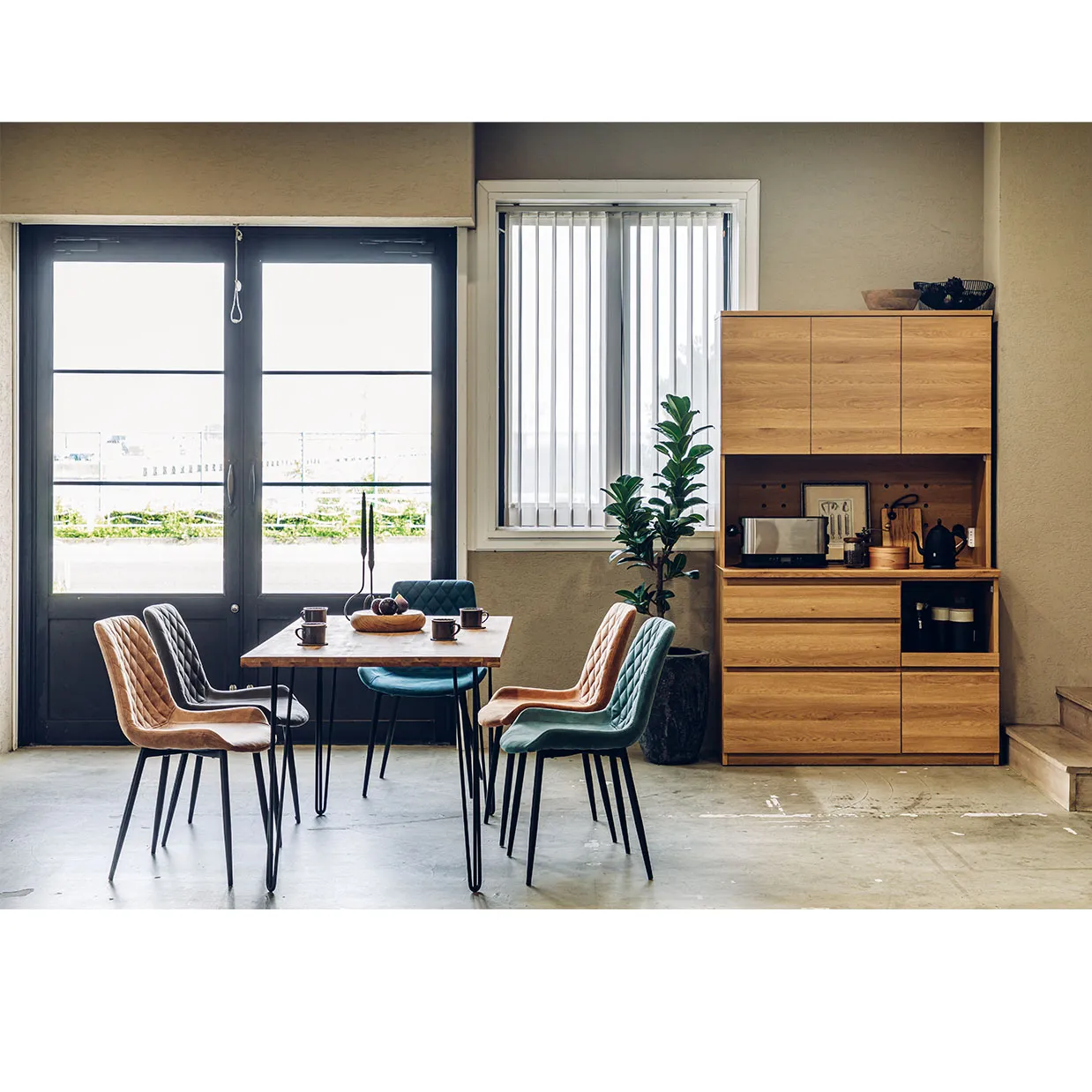 チェアSDR2847Bグレー - 6