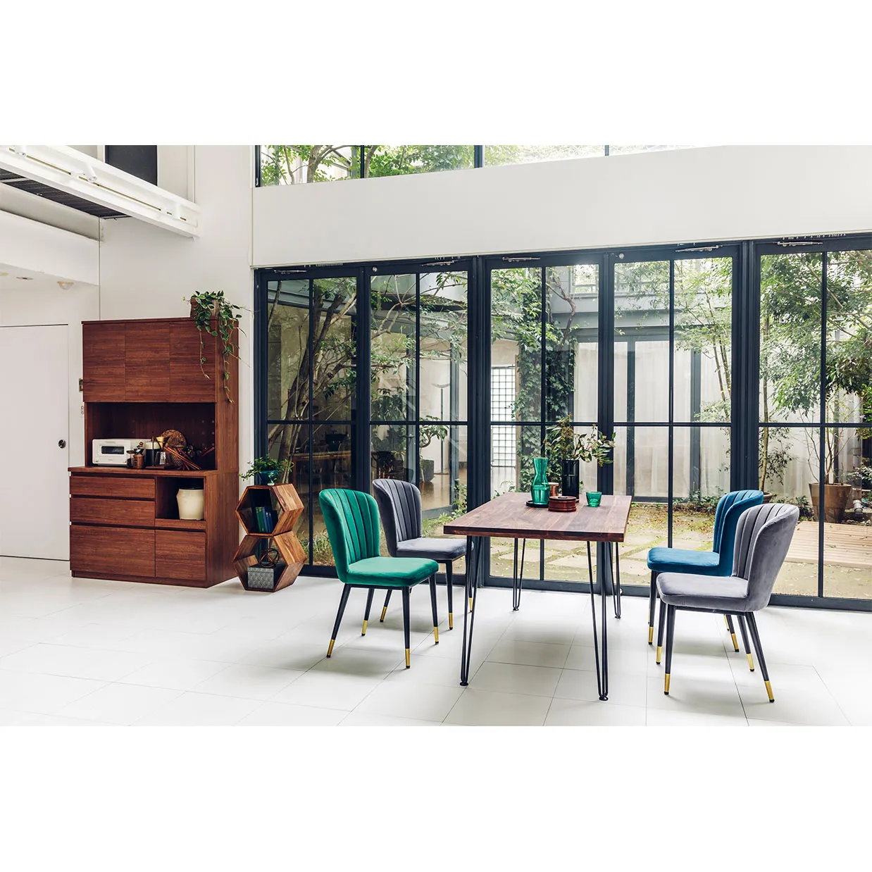 《再入荷》チェアSDR3100ブルー - 6