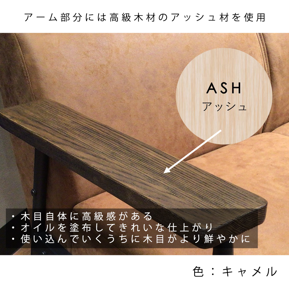 ソファNC728A 2人掛けダークグレー - 15