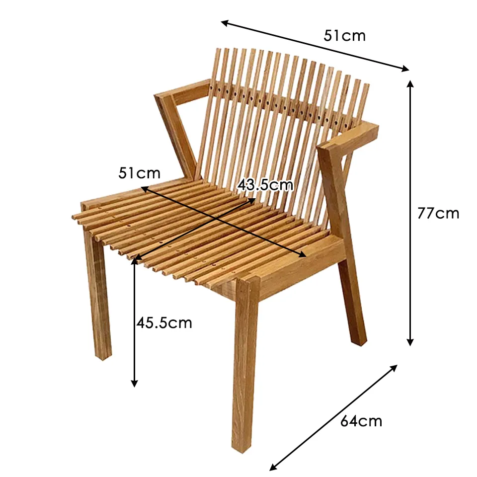 チェアGDY001オーク - 8