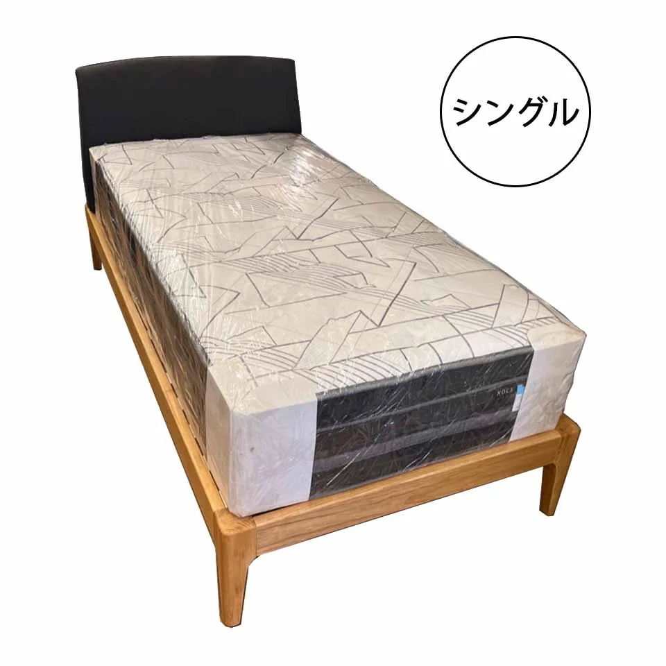 ベッドCNT97【ダブルポケットコイルマットレス】【シングルサ...