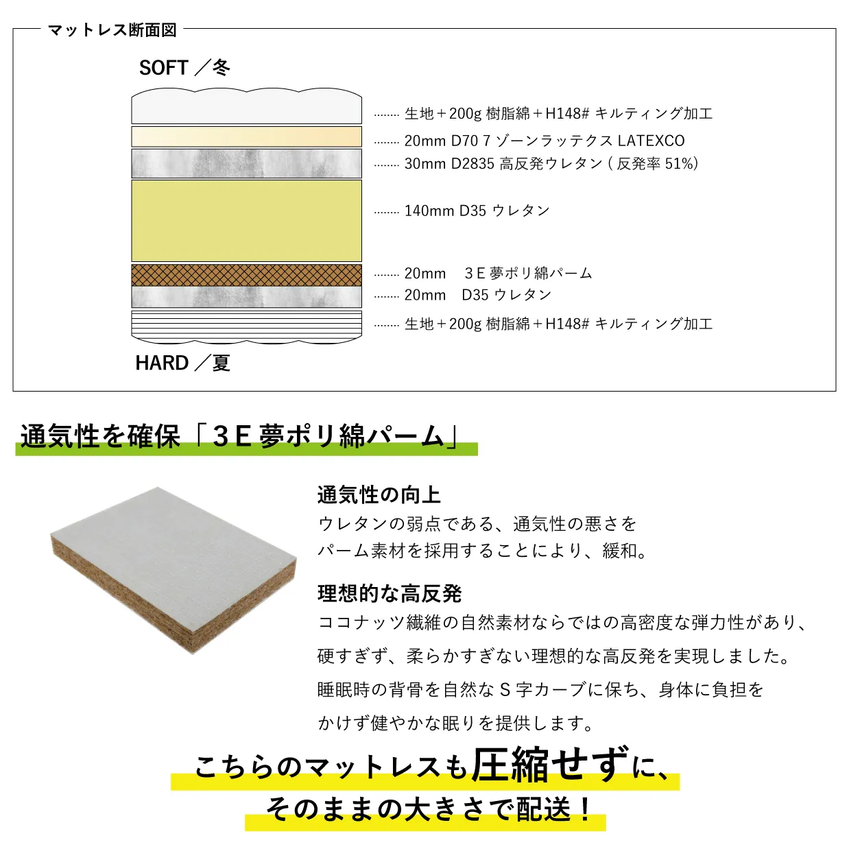 ベッドCNT140【ウレタンフォームマットレス】【ダブル】【送... - 7