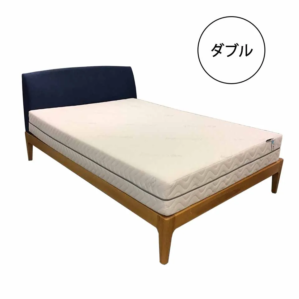 ベッドCNT140【ウレタンフォームマットレス】【ダブル】【送...