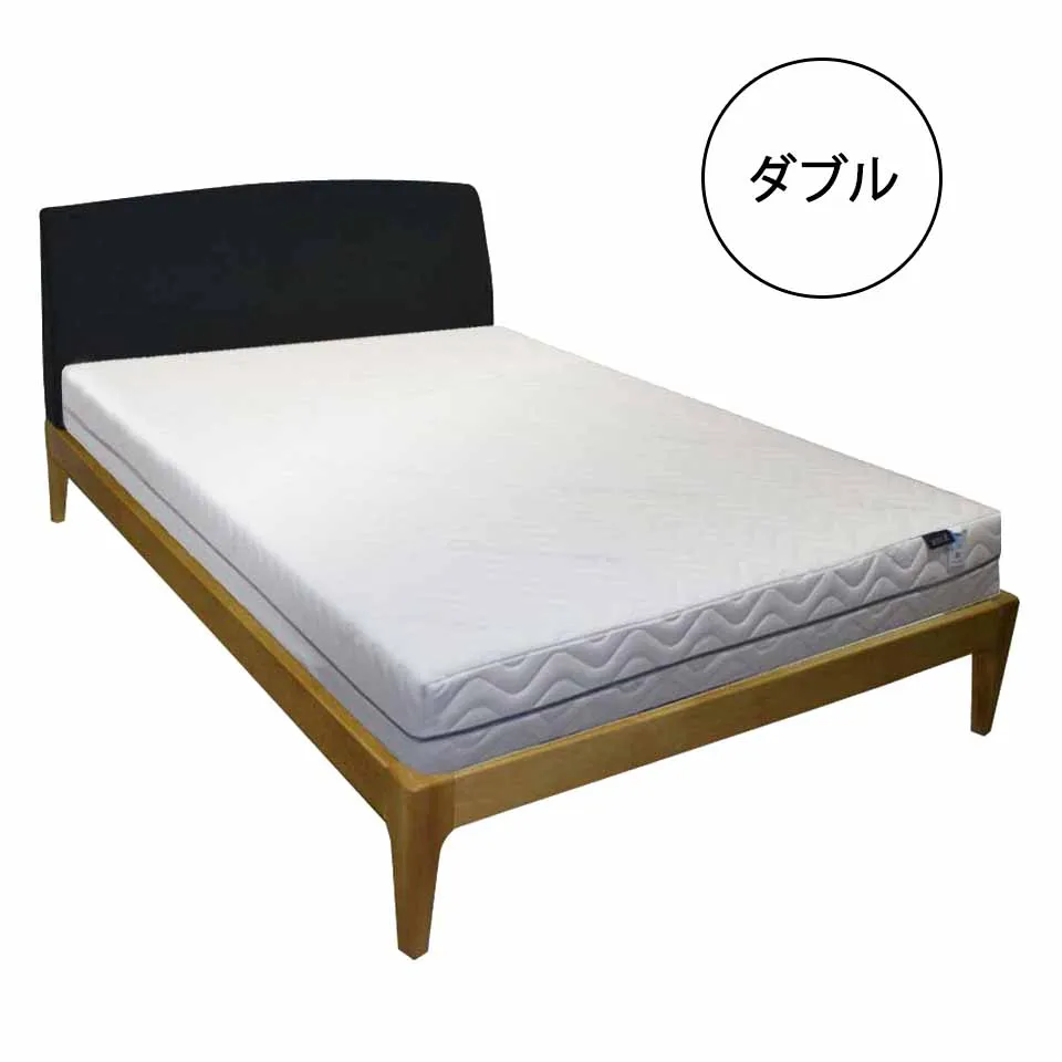 ベッドCNT140【ウレタンフォームマットレス】【ダブル】【送...