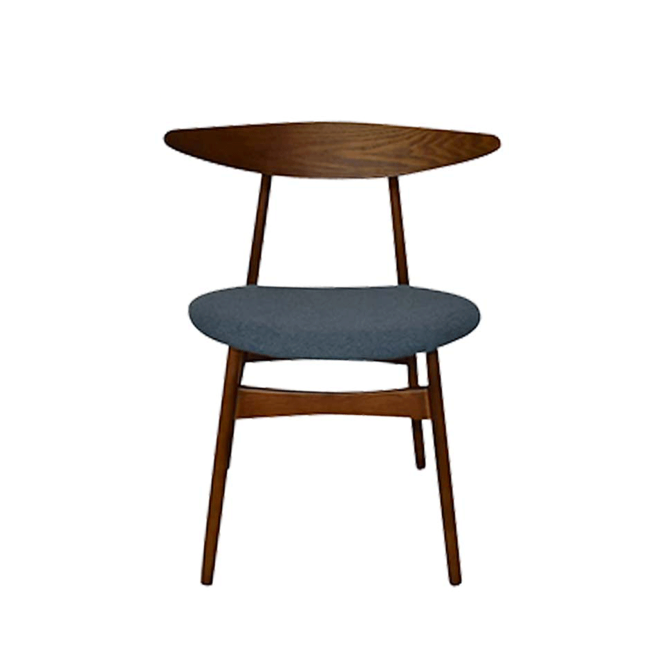 チェアRY54ウォールナット/ダークブルー