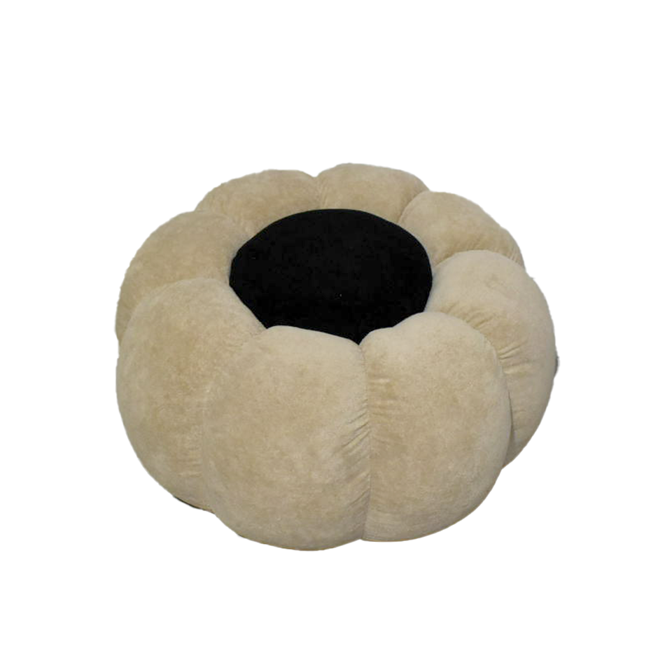 スツールOT-586ブラック/ライトブラウン