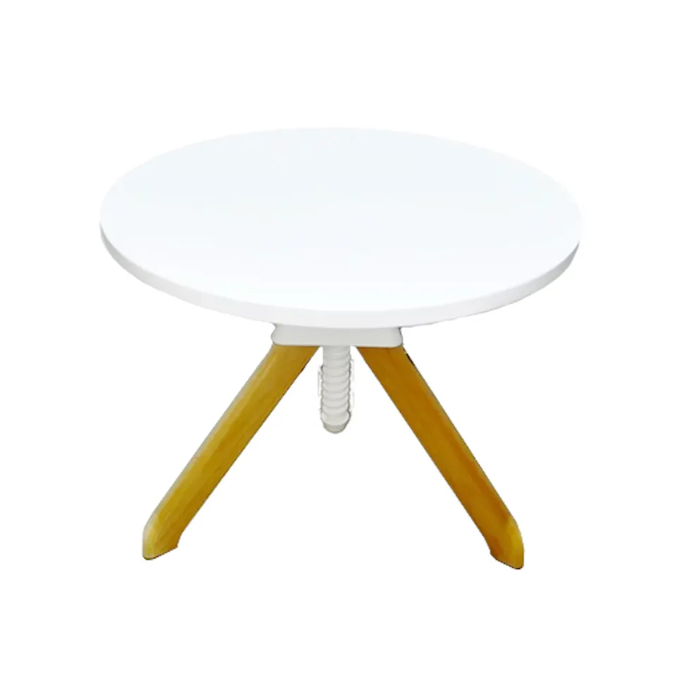 コーヒーテーブルTT-908B 高さ調整可能ホワイト/...