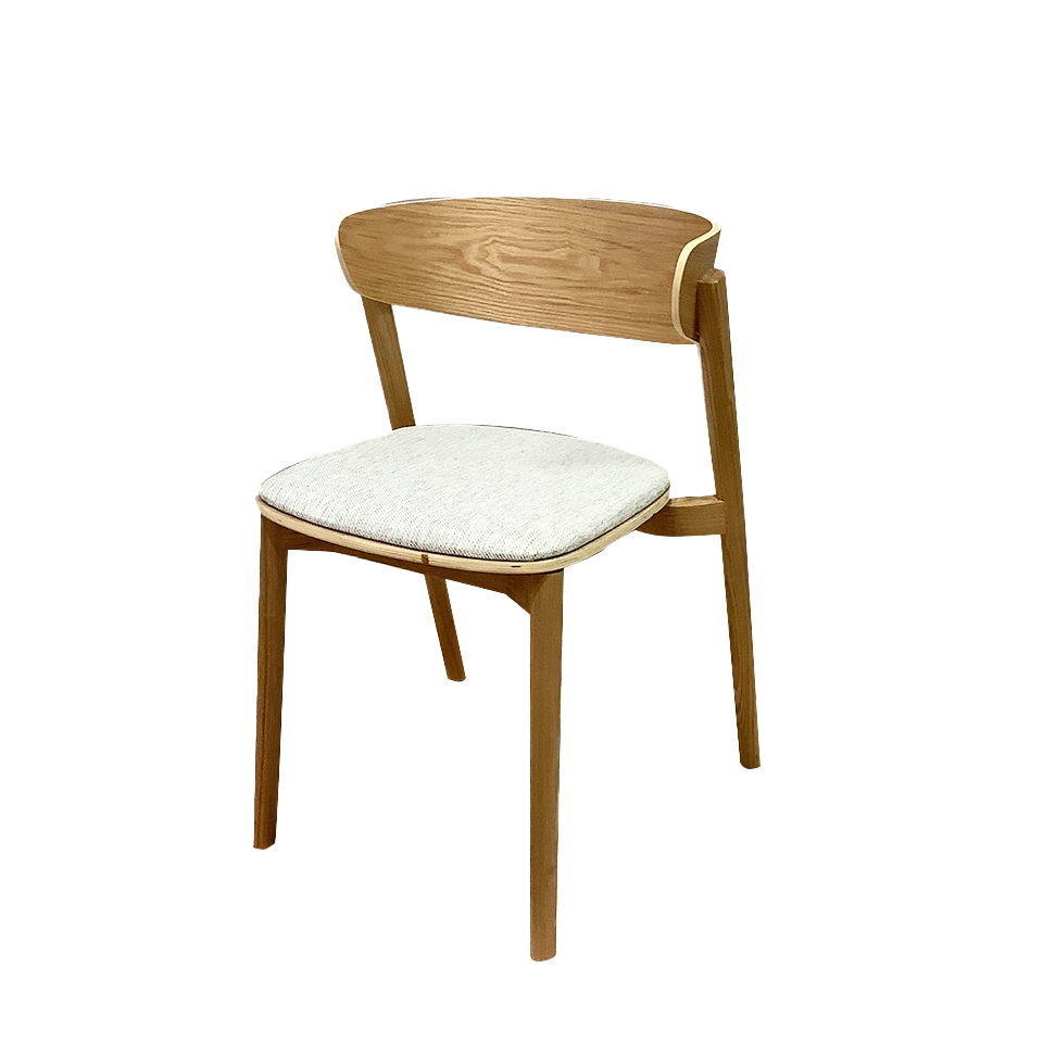 チェアWD-S263Aナチュラル/ライトグレー