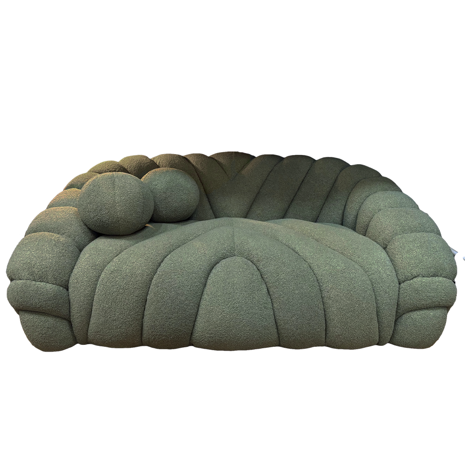 ソファUP24062 2人掛けグリーン