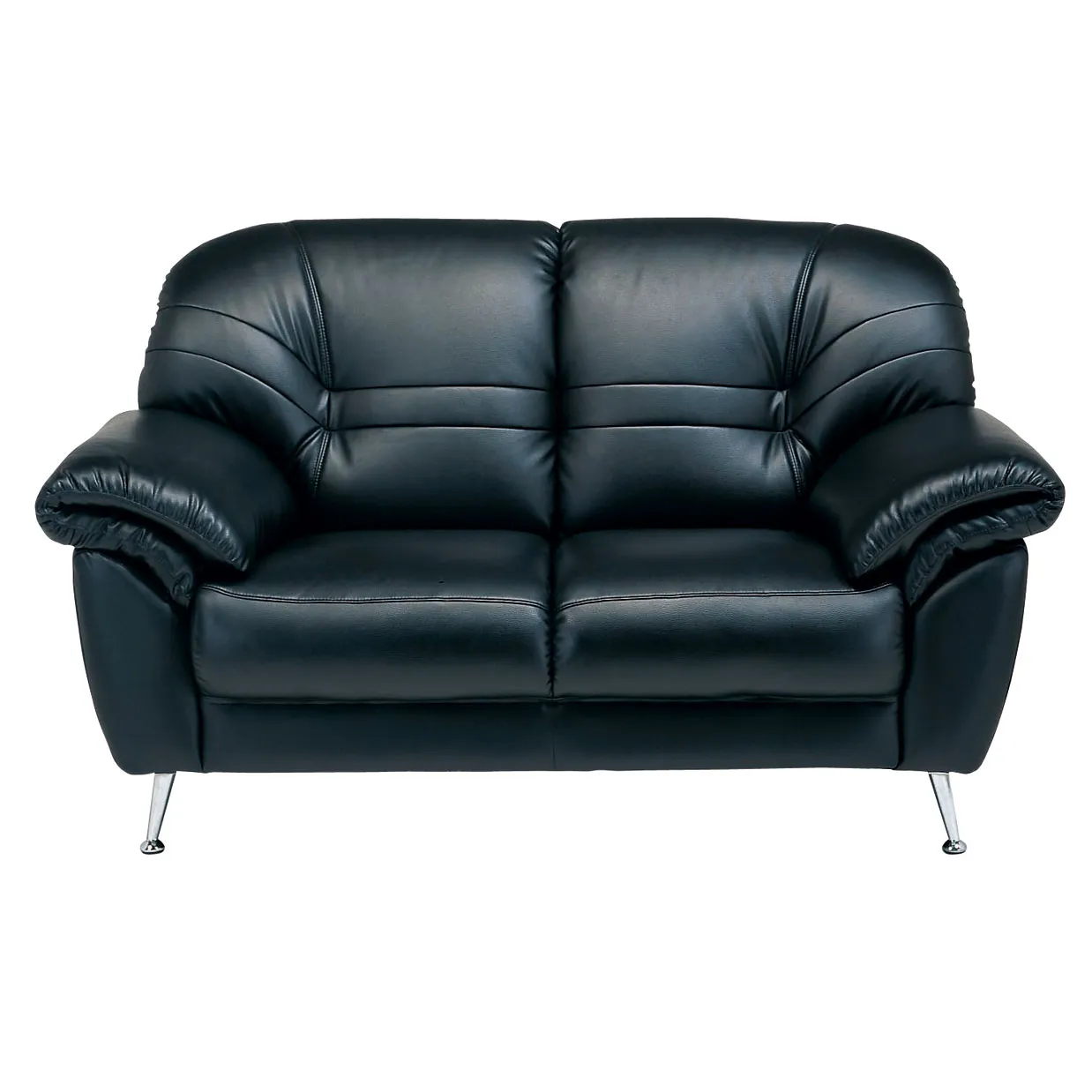 ソファバルセロナ 2人掛けブラック