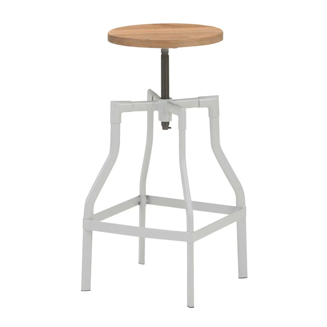 スツールGZ4526-24Mグレー/ナチュラル