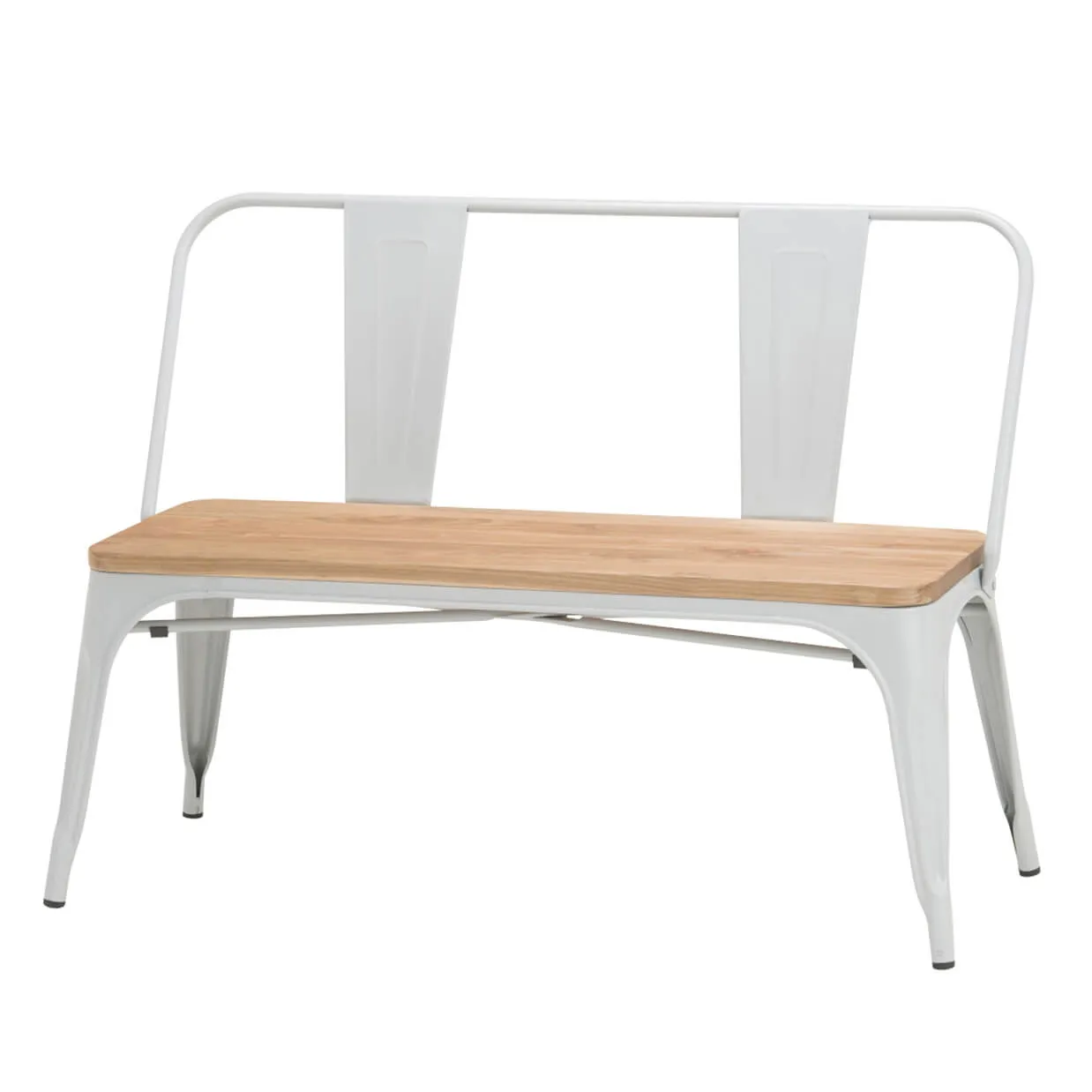 ベンチTS3534-105Mグレー/ナチュラル