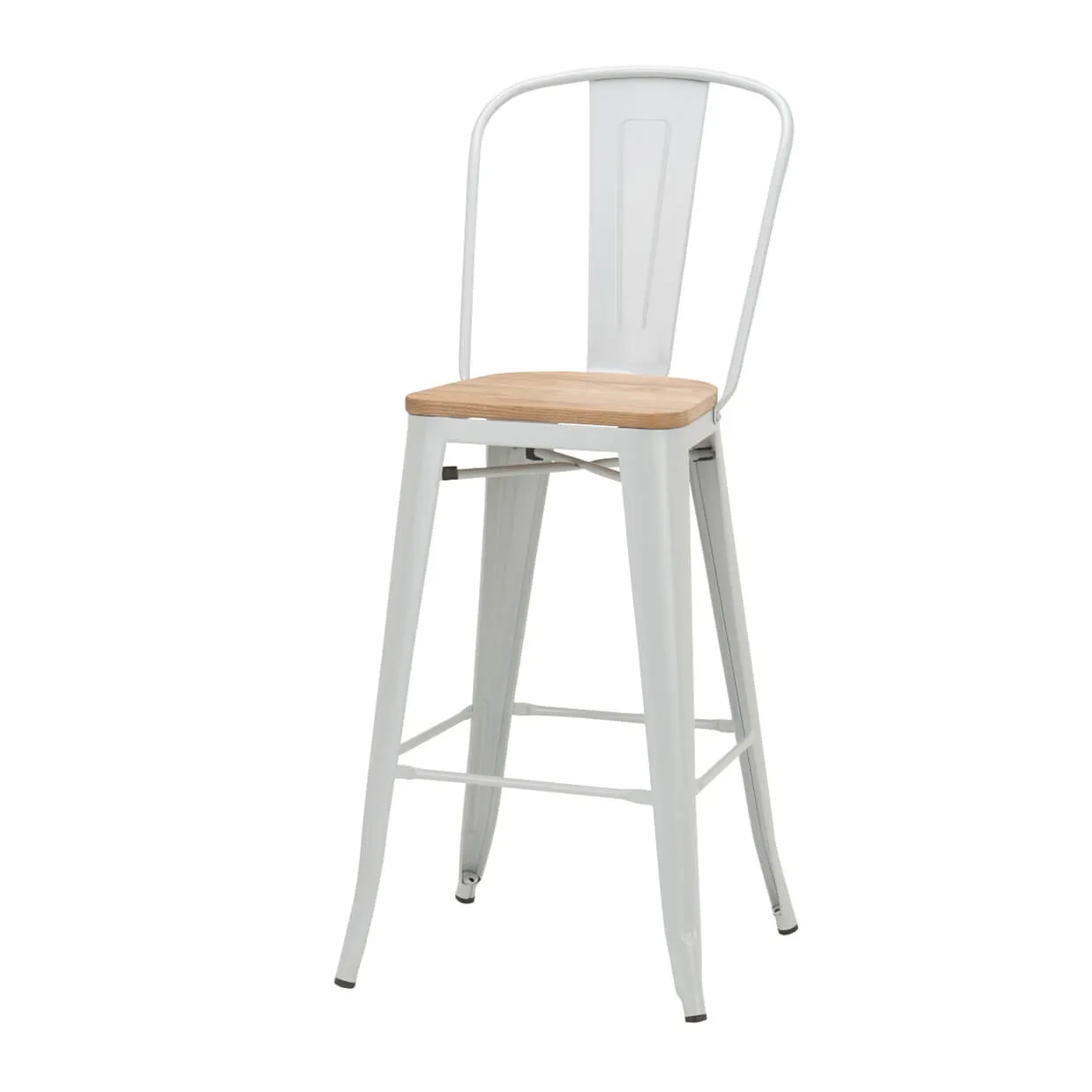 ハイチェアT3513-30GBMグレー/ナチュラル