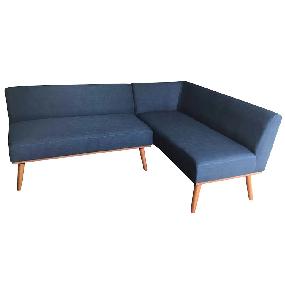 コーナーソファHY9655ダークブルー